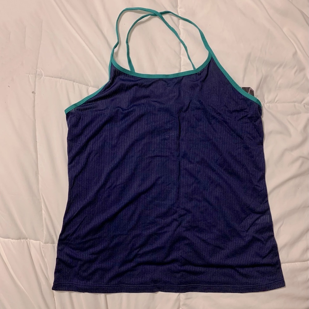 rabbit | runinrabbit Navy Crisscross Tank Top NWT - Size Large
